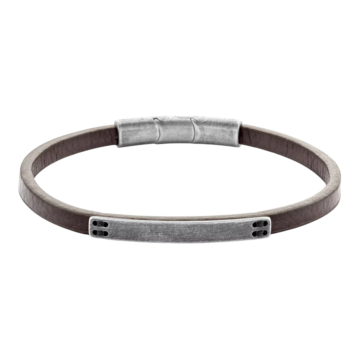 Armband gealteter Stahl (dunkelbraun)