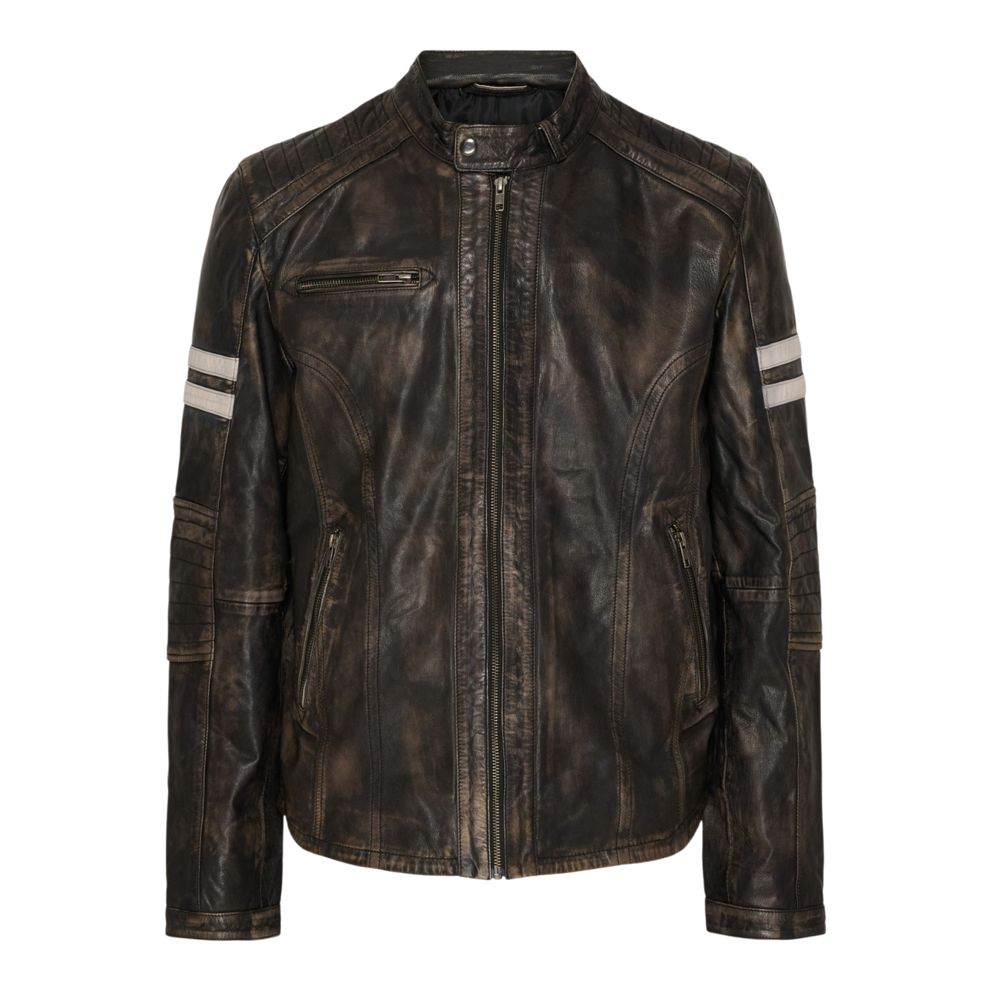 Lederjacke Goat Stripes