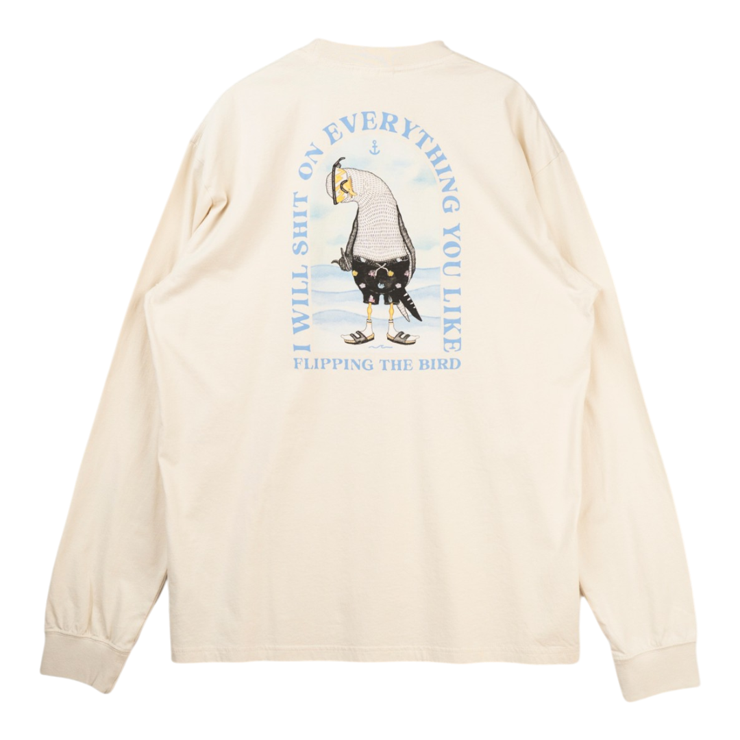 T-Shirt Long Sleeve 'Flipping Bird' Boxfit