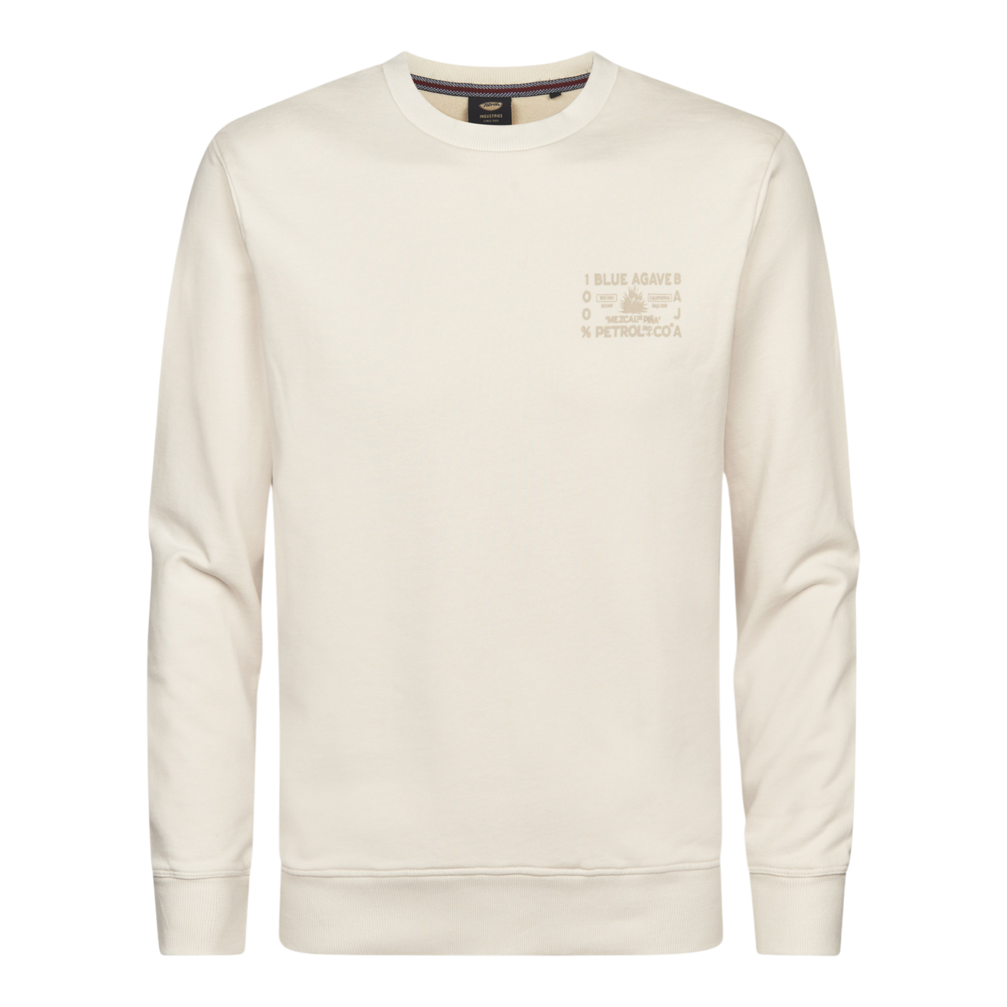 Sweater R-Neck 'Blue Agave' Back Print