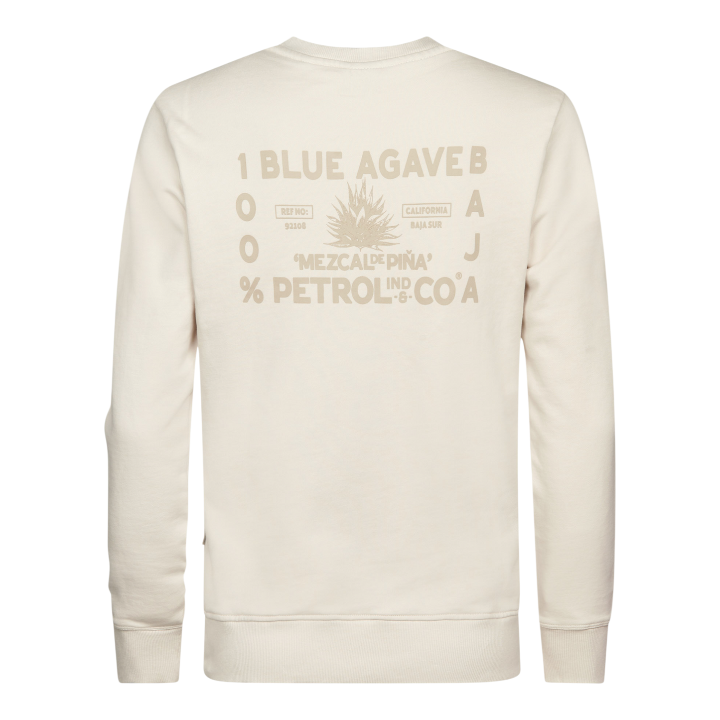 Sweater R-Neck 'Blue Agave' Back Print