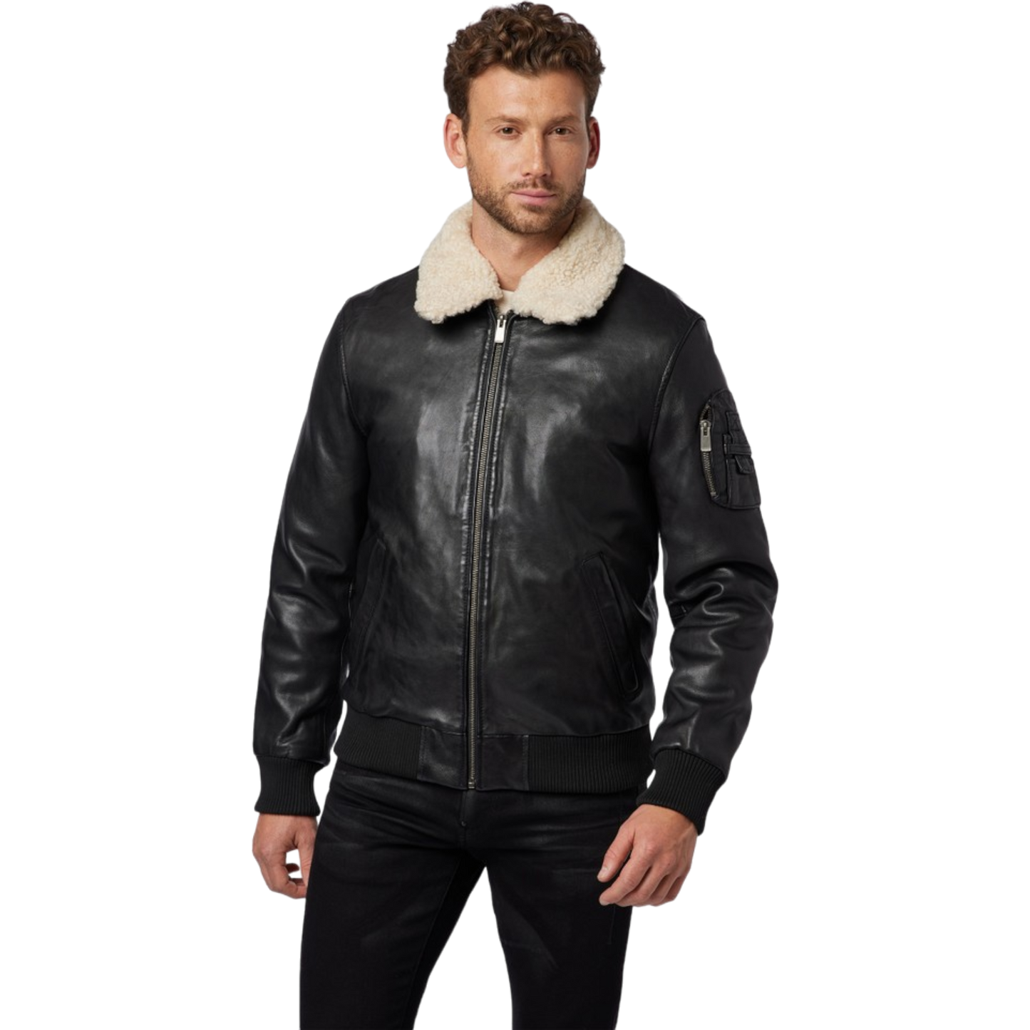 Lederjacke 'M-Bomber'