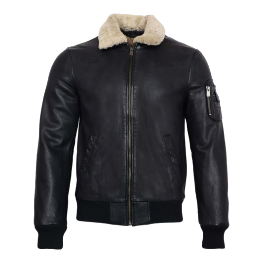 Lederjacke 'M-Bomber'