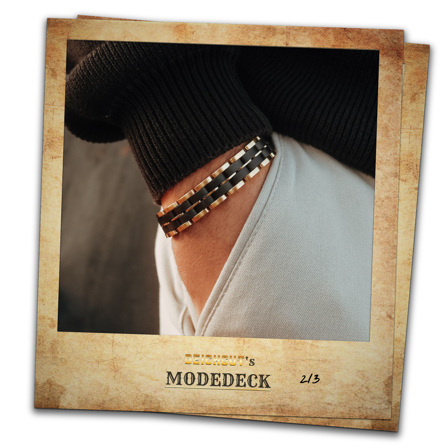 Schwarzer Ahorn &amp; gold