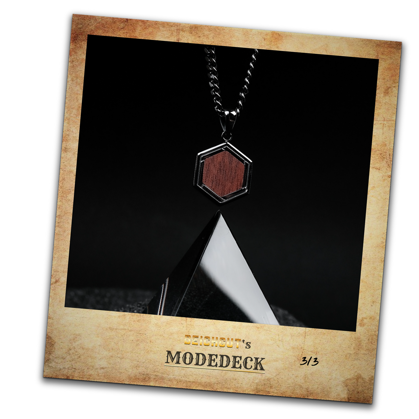 Walnuss &amp; dunkelgrau