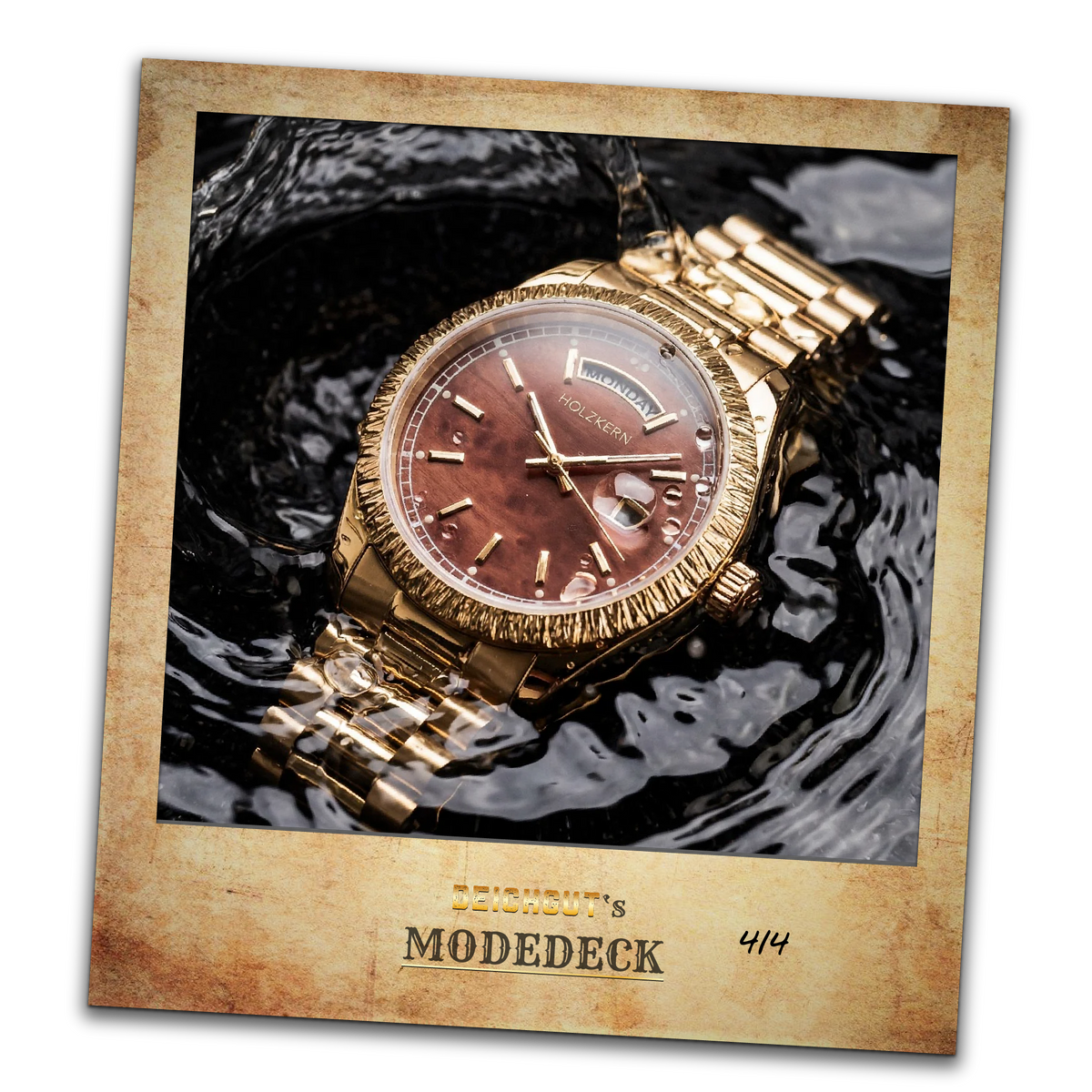 Wurzelnuss &amp; gold