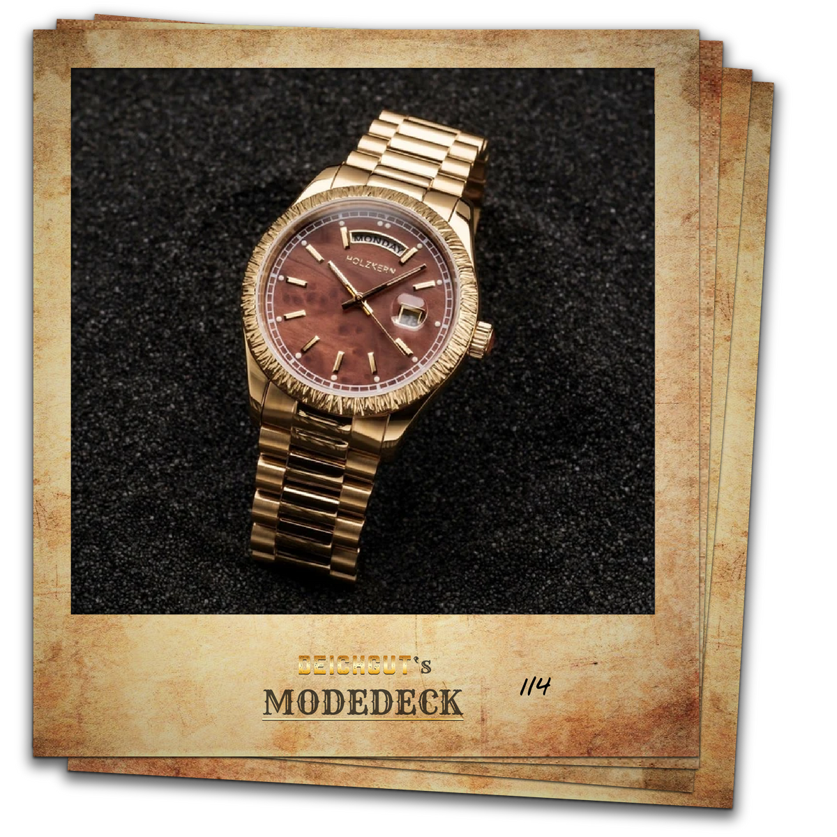 Wurzelnuss &amp; gold