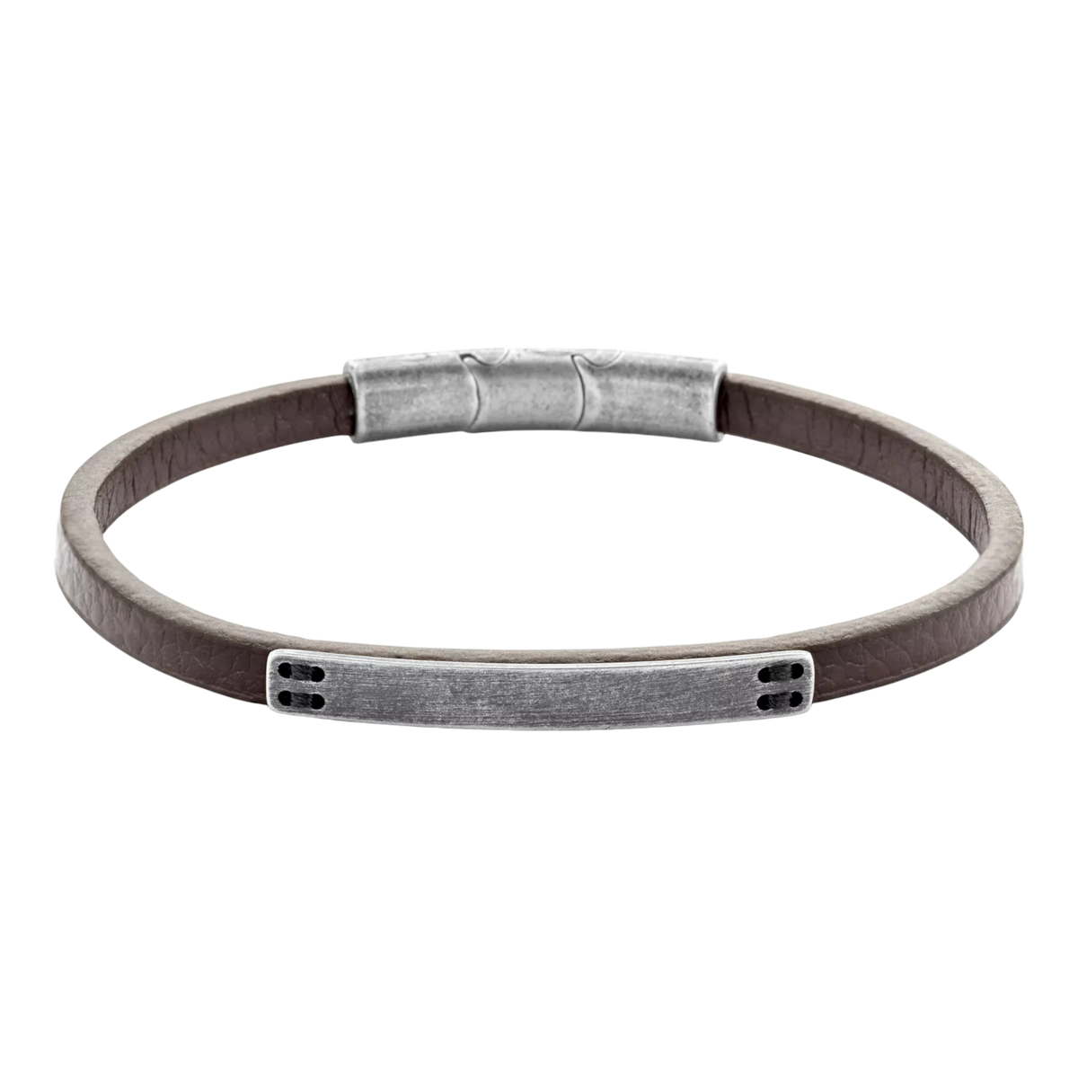 Armband gealteter Stahl (dunkelbraun)