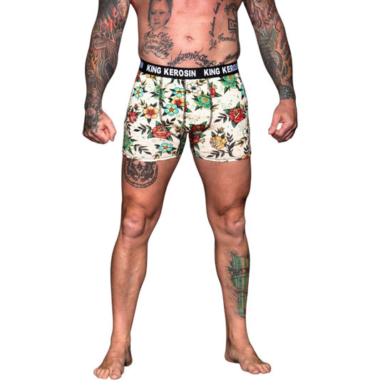 Boxershorts 'Tattoo Flowers'