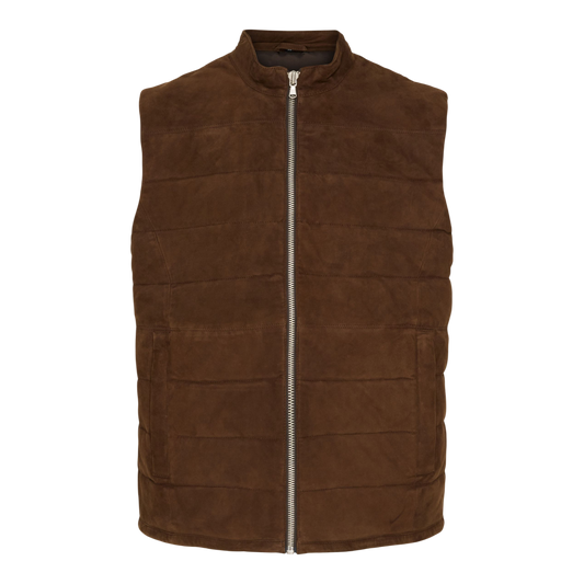 Lederweste Goat Suede