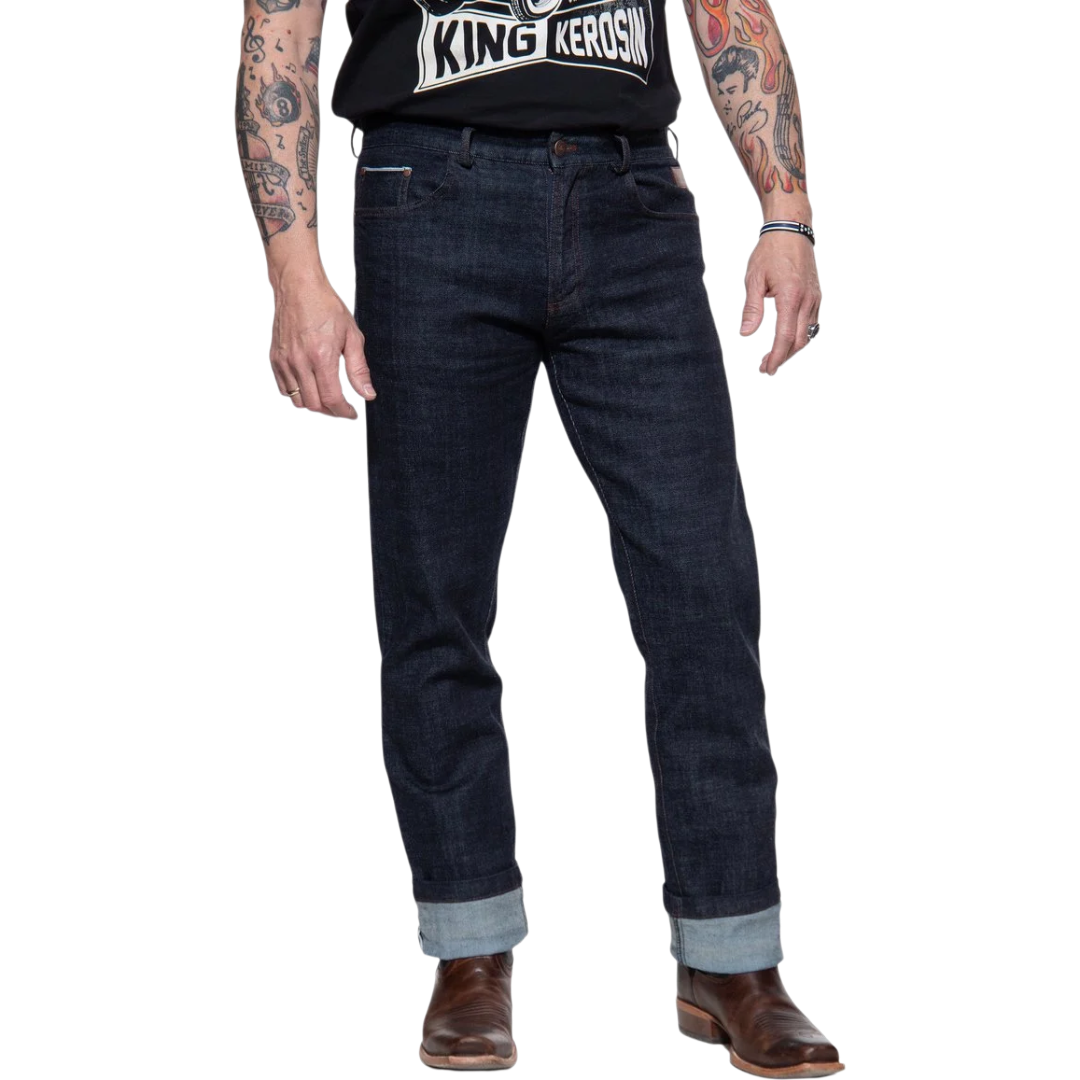 dark blue wash