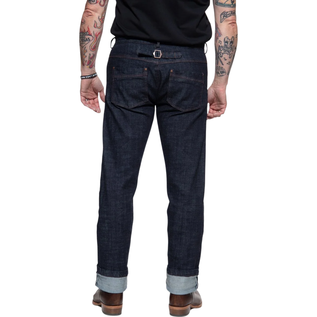 dark blue wash
