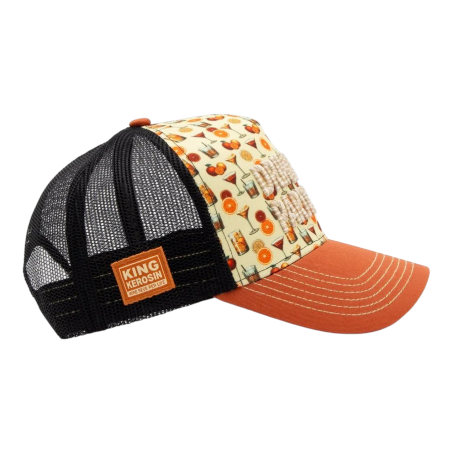 orange-off white