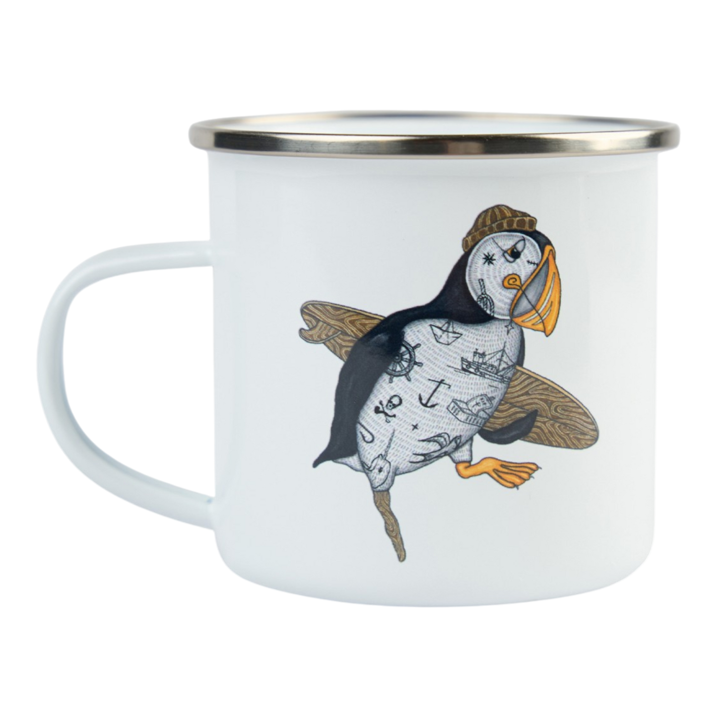 Becher 'Sea Parrot Surfer Enamel'
