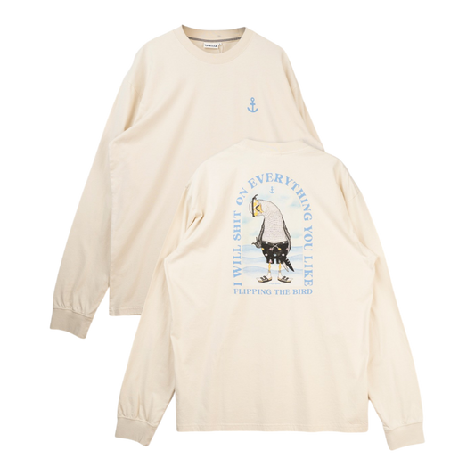 T-Shirt Long Sleeve 'Flipping Bird' Boxfit
